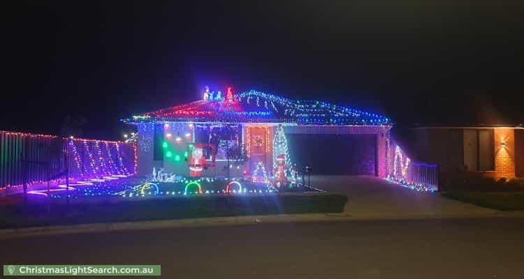 Christmas Light display at 3 Decumbens Way, Donnybrook