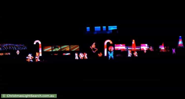 Christmas Light display at 24-26 Old Princes Highway, Murray Bridge East