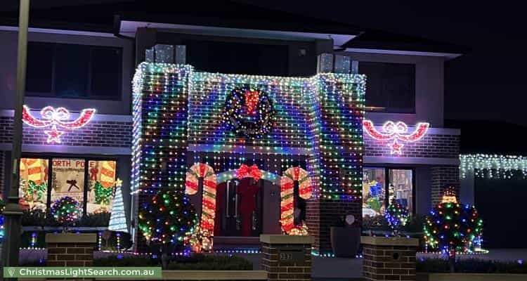 Christmas Light display at 352 Coburns Road, Kurunjang