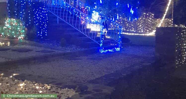Christmas Light display at 35 Summerland Circuit, Kambah