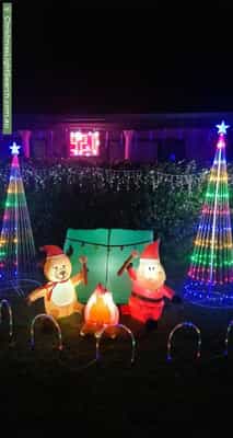 Christmas Light display at 126 Winbin Crescent, Gwandalan