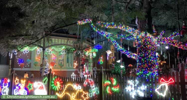 Christmas Light display at  Goodwin Street, Glen Iris