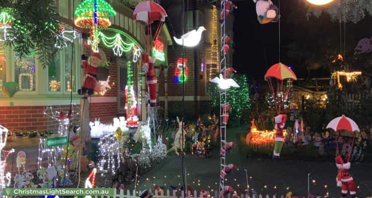 Christmas Light display at  Goodwin Street, Glen Iris
