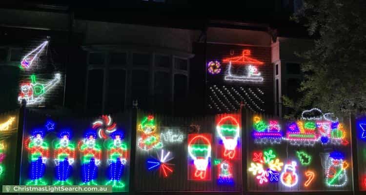 Christmas Light display at  Goodwin Street, Glen Iris