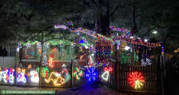 Christmas Light display at  Goodwin Street, Glen Iris