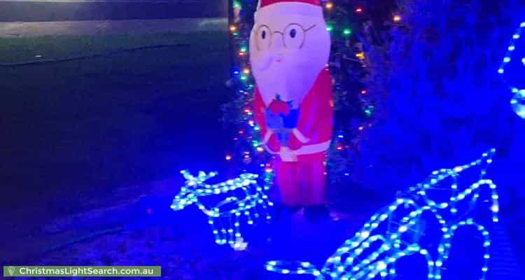 Christmas Light display at 17 Burford Street, Elizabeth Downs