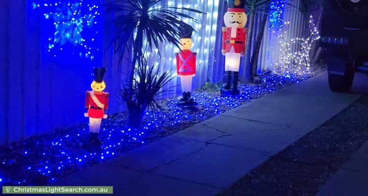 Christmas Light display at 17 Burford Street, Elizabeth Downs