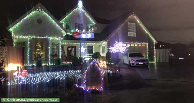 Christmas Light display at 12 Albany Court, Werribee