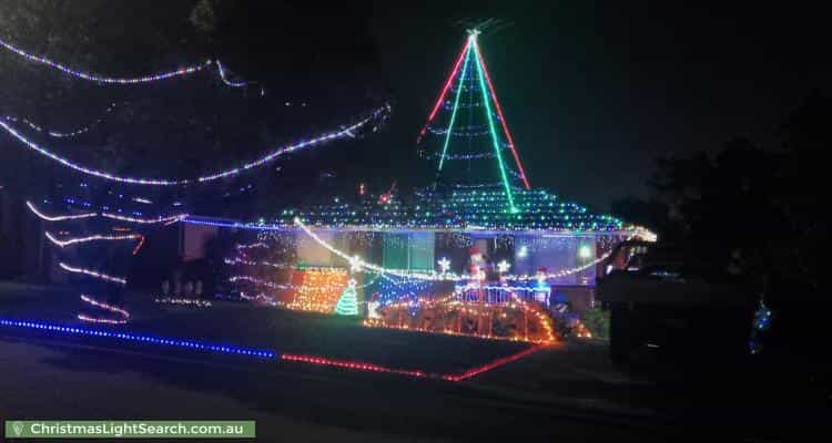Christmas Light display at 17 Gladswood Avenue, South Penrith