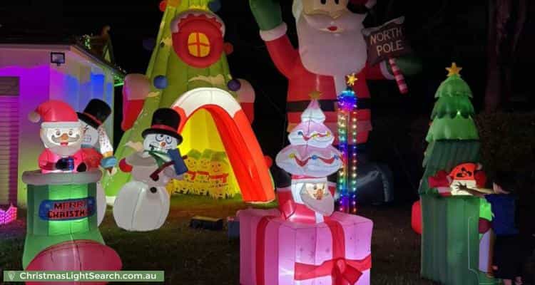 Christmas Light display at 22 Adelaide Avenue, East Lindfield