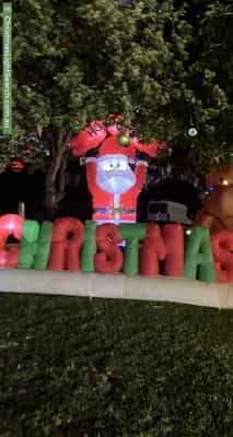 Christmas Light display at 1 Watersedge Terrace, Highton
