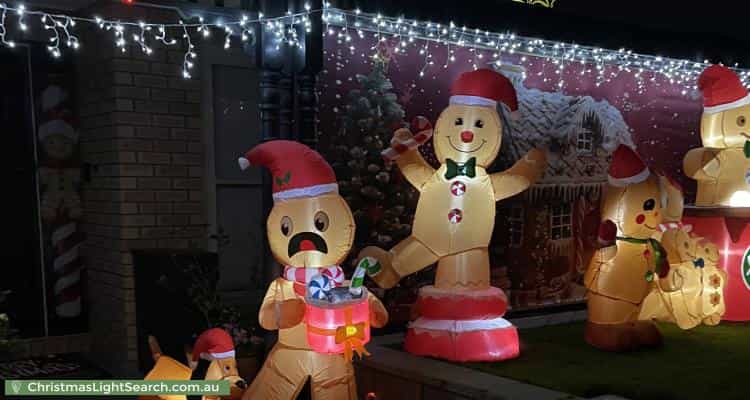 Christmas Light display at 81 Kulin Drive, Tarneit