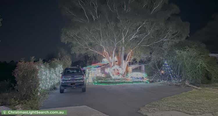 Christmas Light display at  Andrew Crescent, Calwell