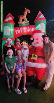Christmas Light display at 42 Volante Crescent, Mermaid Waters