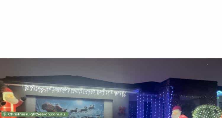 Christmas Light display at 11 Vilcins Views, Epping