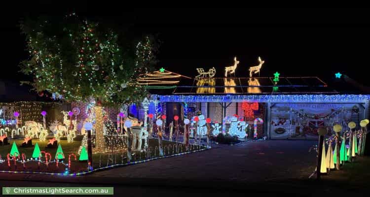 Christmas Light display at 10 Hope Place, Waikiki