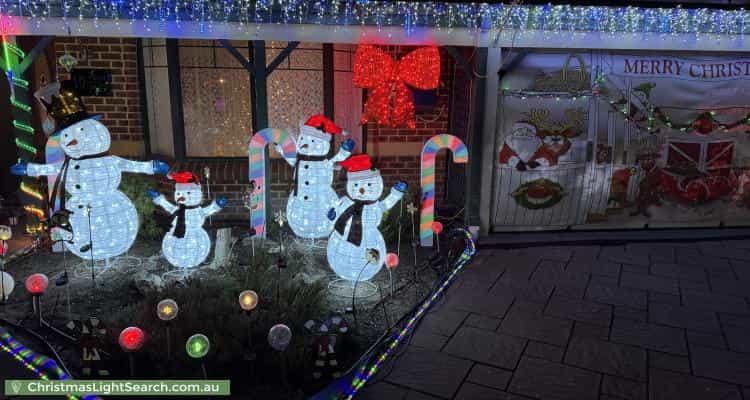 Christmas Light display at 10 Hope Place, Waikiki