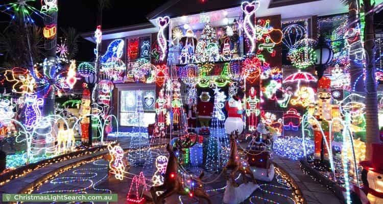Christmas Light display at 59 Viney Street, Clarinda
