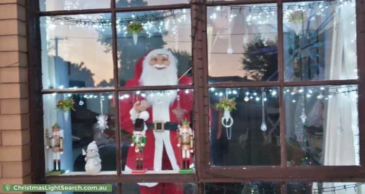 Christmas Light display at 7 Medway Avenue, Cheltenham