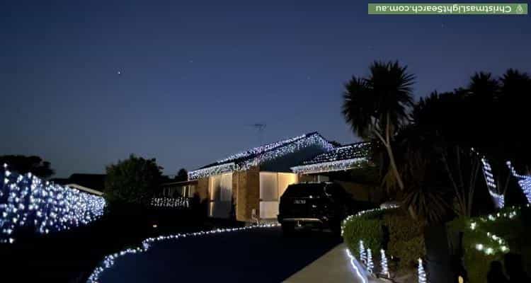 Christmas Light display at 7 Sasha Court, Langwarrin