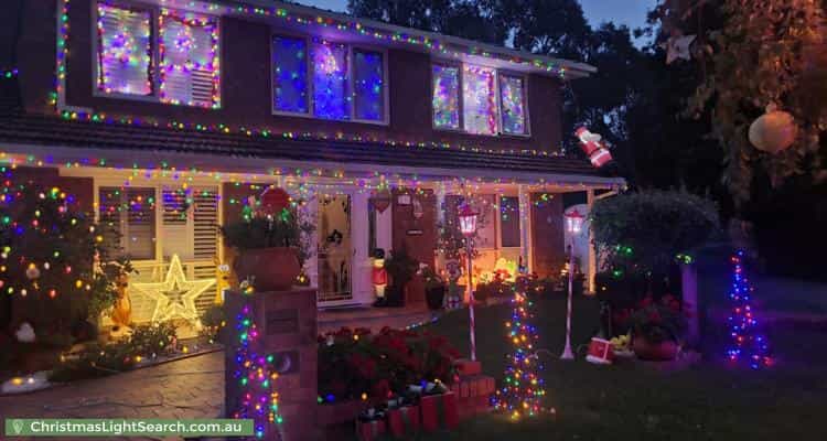 Christmas Light display at 3 Irving Court, Bundoora