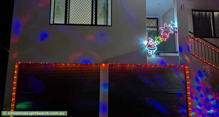 Christmas Light display at 27 Truscott Street, Moorooka