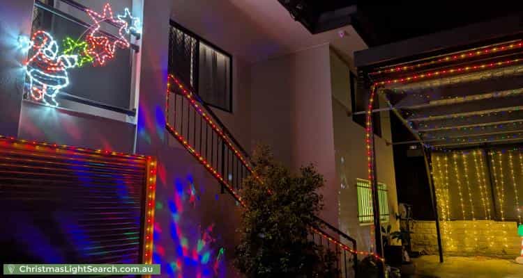 Christmas Light display at 27 Truscott Street, Moorooka