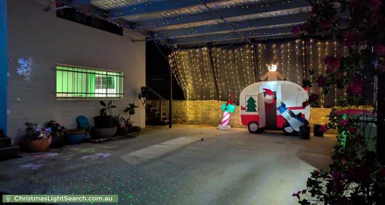 Christmas Light display at 27 Truscott Street, Moorooka