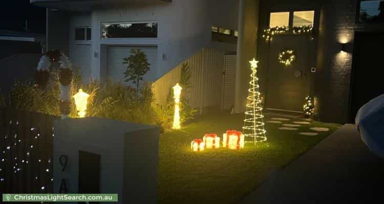 Christmas Light display at 9A Crescent Road, Caringbah South