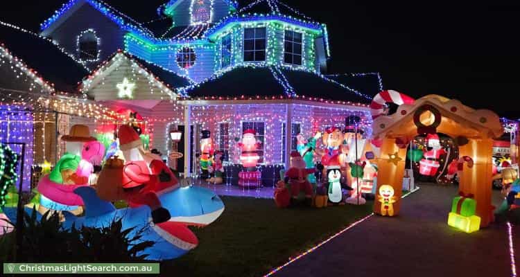 Christmas Light display at 10 Belvoir Gardens, Derrimut