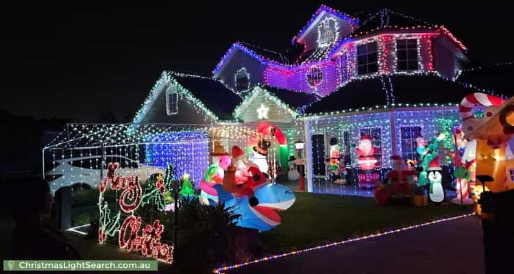 Christmas Light display at 10 Belvoir Gardens, Derrimut