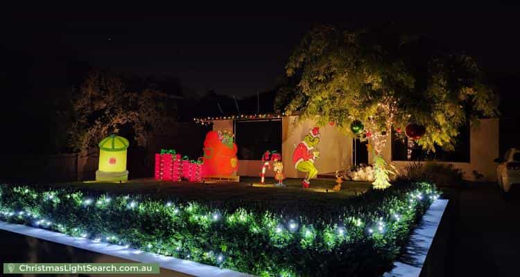 Christmas Light display at 146 Dalgetty Road, Beaumaris