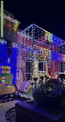 Christmas Light display at 6 Henrietta Avenue, Officer