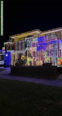 Christmas Light display at 6 Henrietta Avenue, Officer
