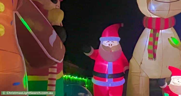 Christmas Light display at 18 Lan Avenue, Altona Meadows