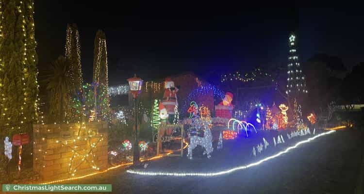 Christmas Light display at  Lilac Court, Frankston South
