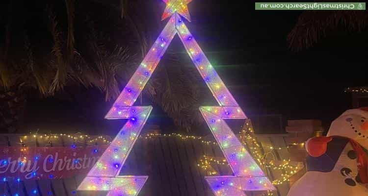 Christmas Light display at  Lilac Court, Frankston South