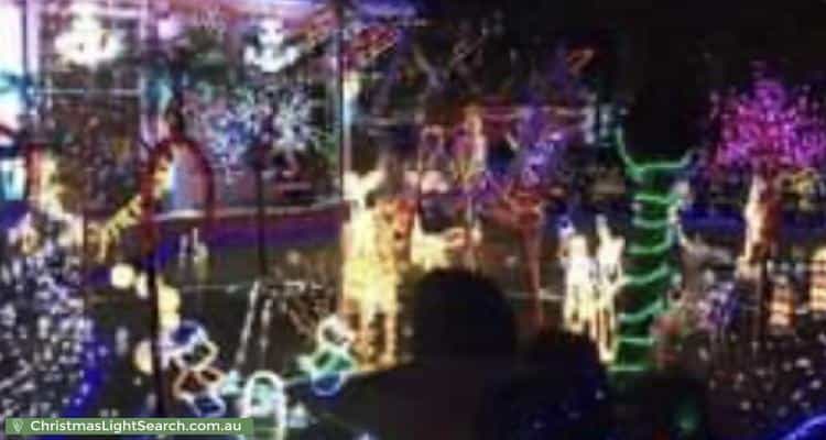 Christmas Light display at  Madrers Avenue, Kogarah