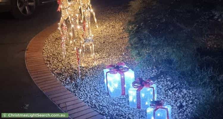 Christmas Light display at 67 Glenard Drive, Eaglemont