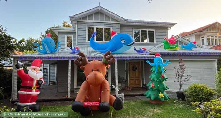 Christmas Light display at 24 Alwyn Street, Mitcham