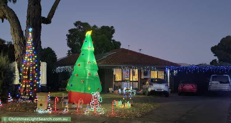 Christmas Light display at  Olsen Court, Trott Park