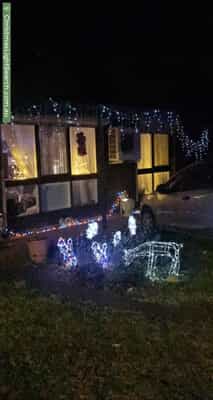 Christmas Light display at  Olsen Court, Trott Park