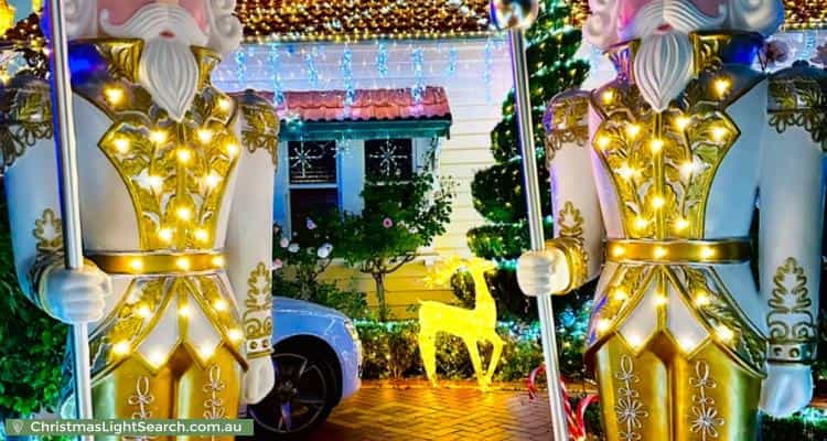 Christmas Light display at 46 Briggs Street, Caulfield