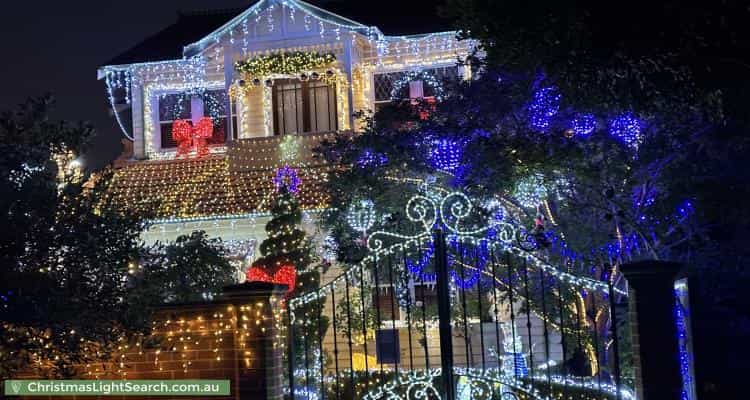 Christmas Light display at 46 Briggs Street, Caulfield