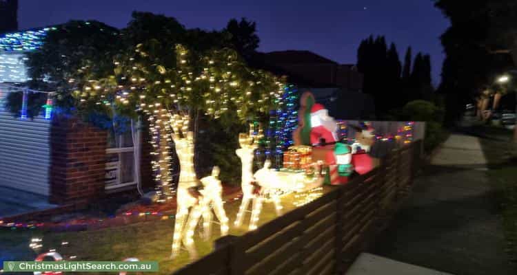 Christmas Light display at 23 Buckingham Drive, Rowville