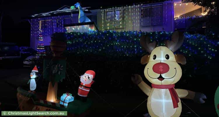 Christmas Light display at 4 Koomooloo Circle, Coomera
