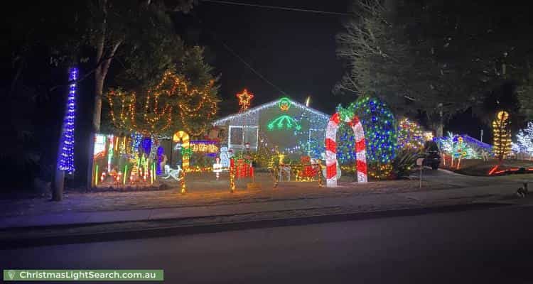 Christmas Light display at 63 Army Road, Boronia