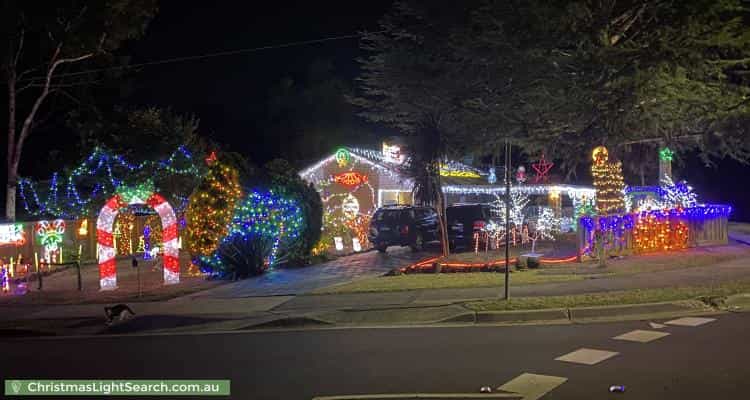 Christmas Light display at 63 Army Road, Boronia