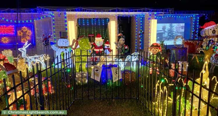 Christmas Light display at 101 Jubilee Avenue, Beverley Park
