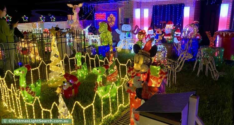 Christmas Light display at 101 Jubilee Avenue, Beverley Park